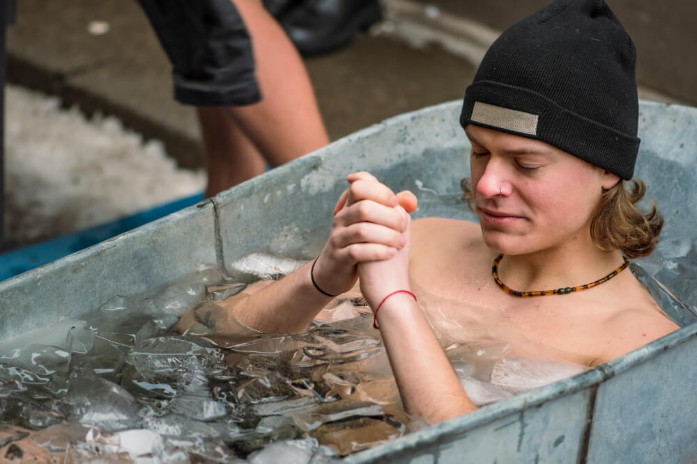 Cold plunge routine