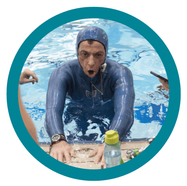 Budimir Šobat, Guinness World Record holder for breath-holding, teaching the Chief Ice Officer breathwork instructor training